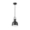 Z-Lite Melange Pendant, 1-Light, 8.25 In.W x 11.75 In.H, Matte Black/Matte Black 725MP-MB - alternate 1